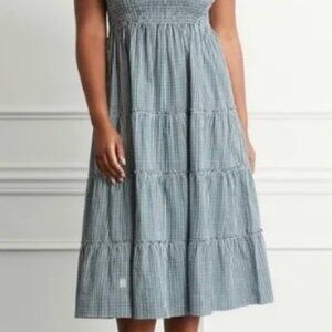 Hill House Home Ellie Nap Dress in Emerald Gingham